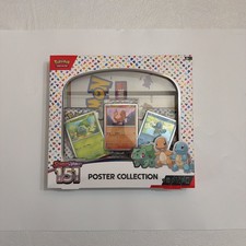 Pokemon 151 Scarlet Violet TCG Poster Collection Box Sealed