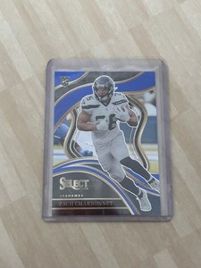 2023 Panini Select - Club Level Zach Charbonnet #202 Blue Prizm /99 (RC)