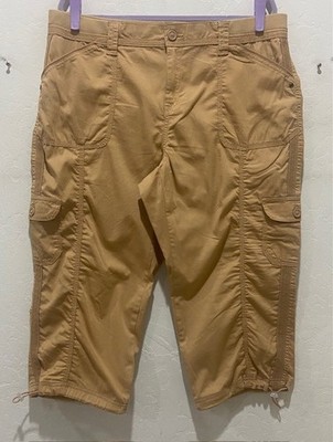Women's Bungee Table Capri Pant Size 16 Camel Color Comfort Flex NWT MSRP $39.50