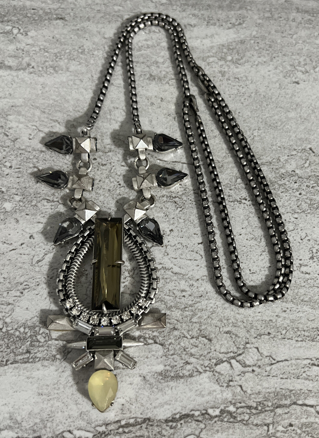 Stella & Dot Eclipse Crystal Statement Convertibl… - image 1