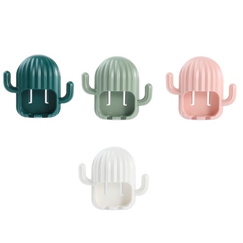 4 Pcs Jewelry Holder Cactus Toothbrush Wall Bathroom Accessories eBay