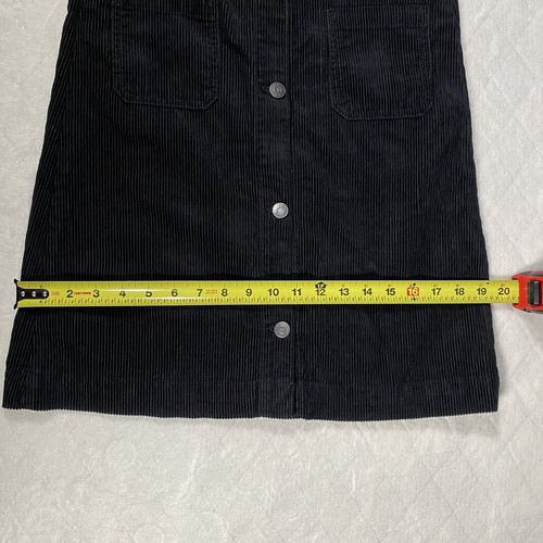 GAP Kids Girls Sz XXL Black Corduroy Jumper Overalls Outfit Gold Polka Dots NWT - Picture 10 of 11