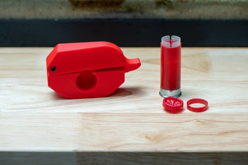 Red - 12ga Shotgun Shotshell Shell Trimmer Decapping Crimp Cutter Tool ...