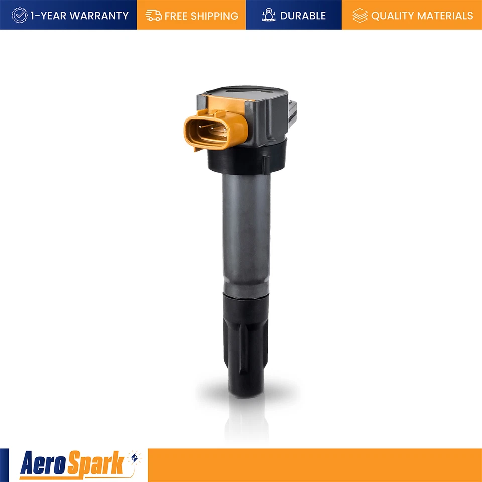 4X Ignition Coil & 4X Platinum Spark Plug for 2010-2013 Suzuki SX4 l4 2.0L UF634 - Image 2 of 4