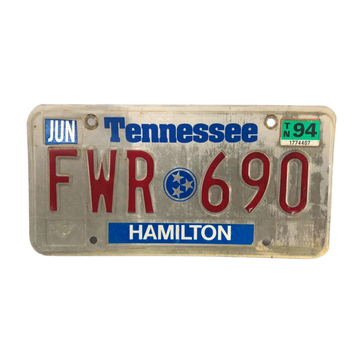 Tennessee License Plate (1986-1993 version) | eBay