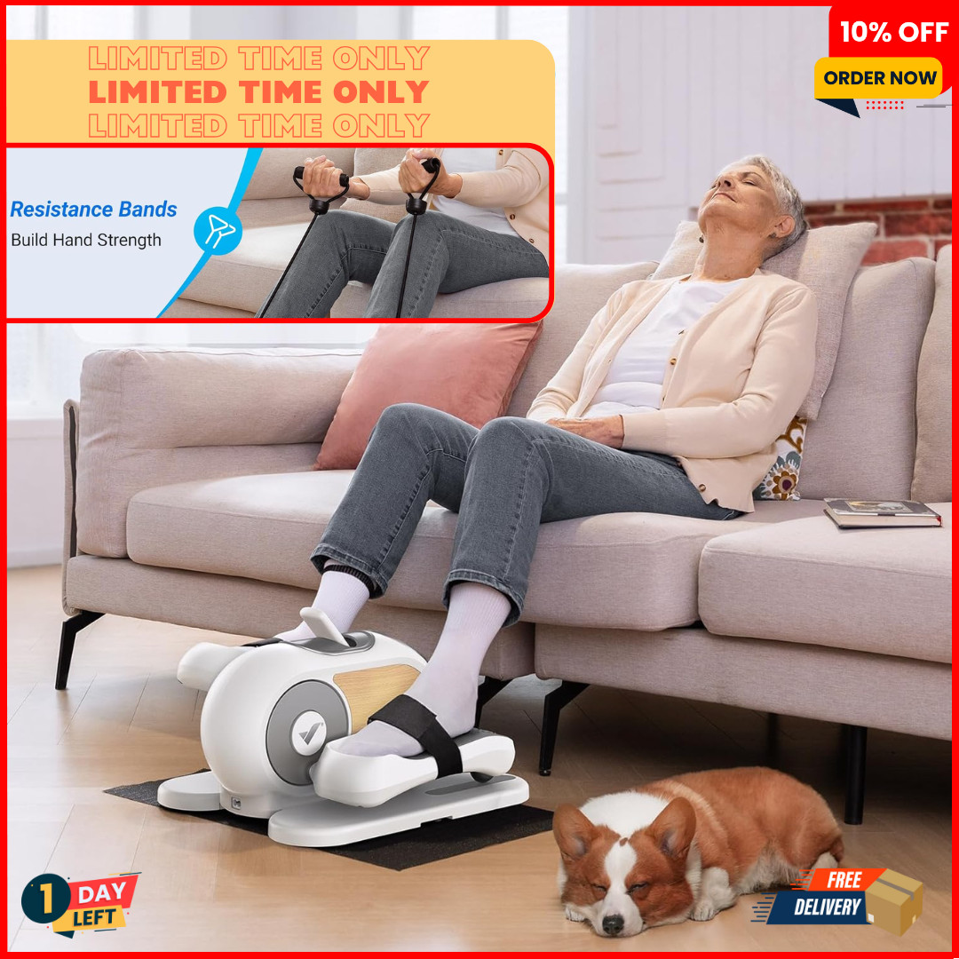 MERACH Under Desk Elliptical, Ellipse Leg Exerciser Electric as Seen on TV for S