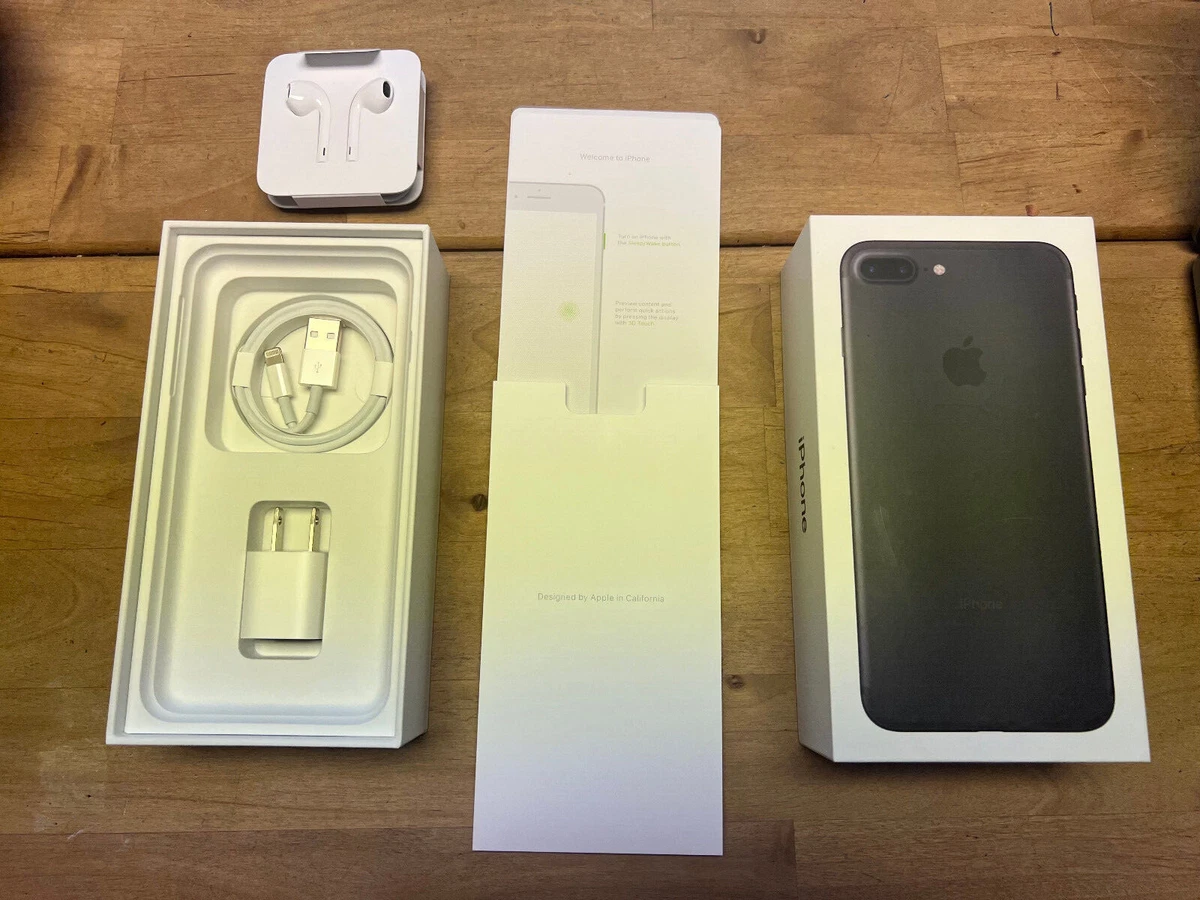 Apple iPhone 7 Plus Black 256GB with UN-USED acessories and box no iPhone