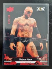 2023 AEW Malakai Black EXCLUSIVES /100 Trading Card Upper Deck #90301