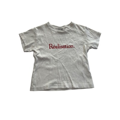 Realisation Par Logo Baby Tee in White
