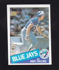 1985 Topps Dave Collins #463 Toronto Blue Jays