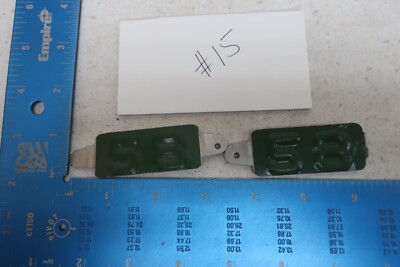 Maine License Plate 1958 58 Tag Tab ME Pair Set #15