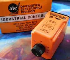 NEW ATC Diversified Electronics Time Delay Relay TUC120AKA030 120V .3-30 seconds