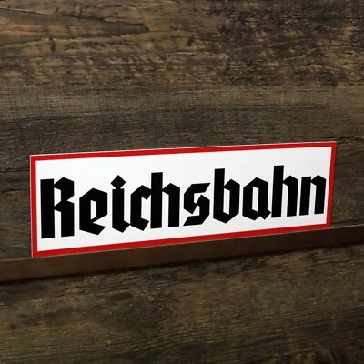 OLDSCHOOL-ROAD-SIGN O.R.S. Schild Reichsbahn Wegweiser Hinweisschild Warnschild 34x10cm Wehrmacht