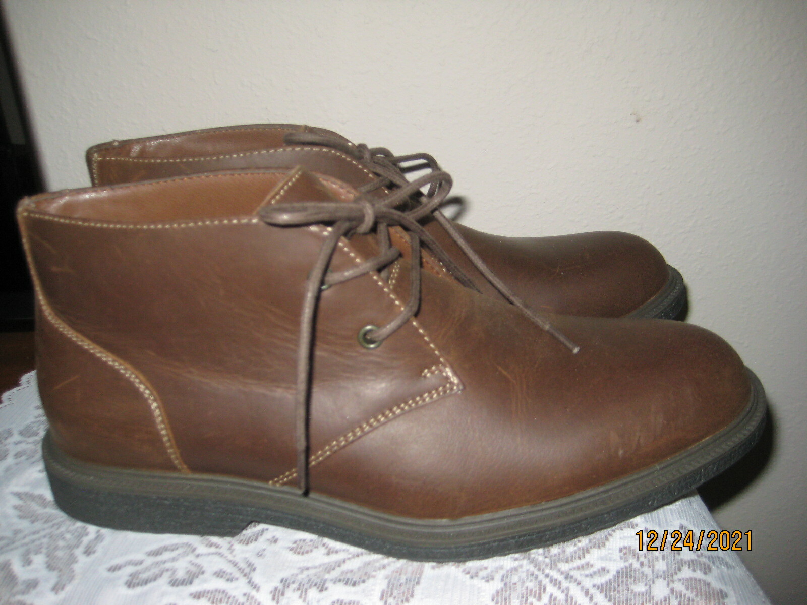 New BASS Mens Radley Boots Size 7 1/2 M 