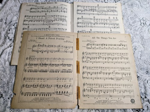 1942-JEROME KERN SONGS ALBUM & VERY WARM FOR MAY 1939 SHEET MUSIC - Picture 4 of 4