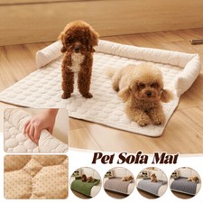 Dog Bed Sofa Couch Cover Pet Blanket Pad Mat Non-slip Cat Neck Pillow Nest