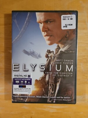 Elysium (DVD, 2013, Widescreen) NEW