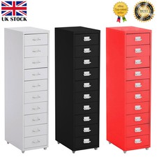 CHEST DRAWER FILING CABINET GARAGE OFFICE METAL STEEL STORAGE DRAW UNIT 5/6/8/10