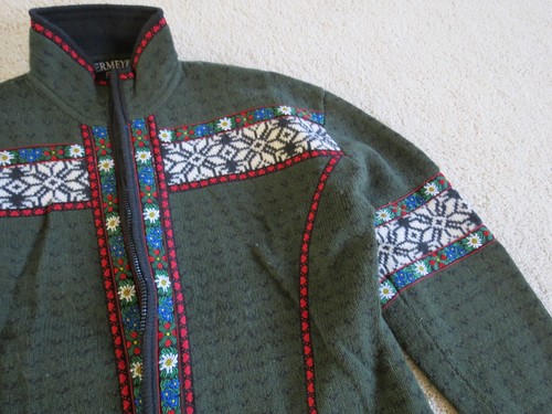 Maglione donna Obermeyer Anika lana XL scandinavo fiocco di neve - Foto 6 di 22