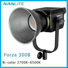 NANLITE Forza 300B Bi-color 2700-6500K LED COB Video Light Photography Spotlight