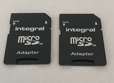 2x Integral MICROSD Adapter Reader - Tracked Postage