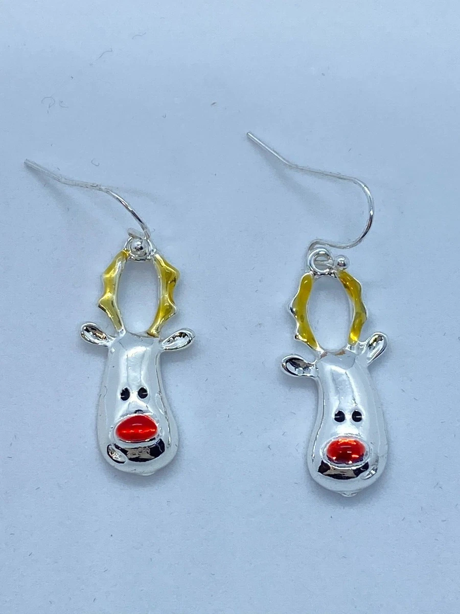 Rudolph the red nosed reindeer best sale earrings