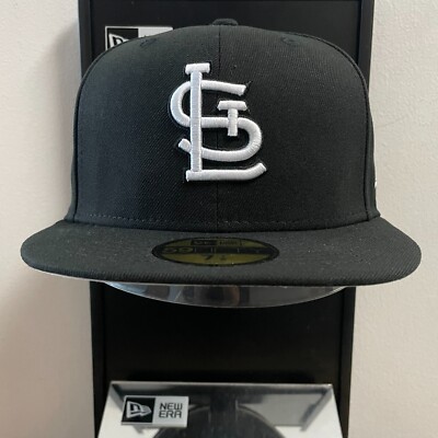 New Era 59FIFTY St. Louis Cardinals キャップ MLB - St. Louis Cardinals 59FIFTY Fitted New Era Cap - Black Card BW