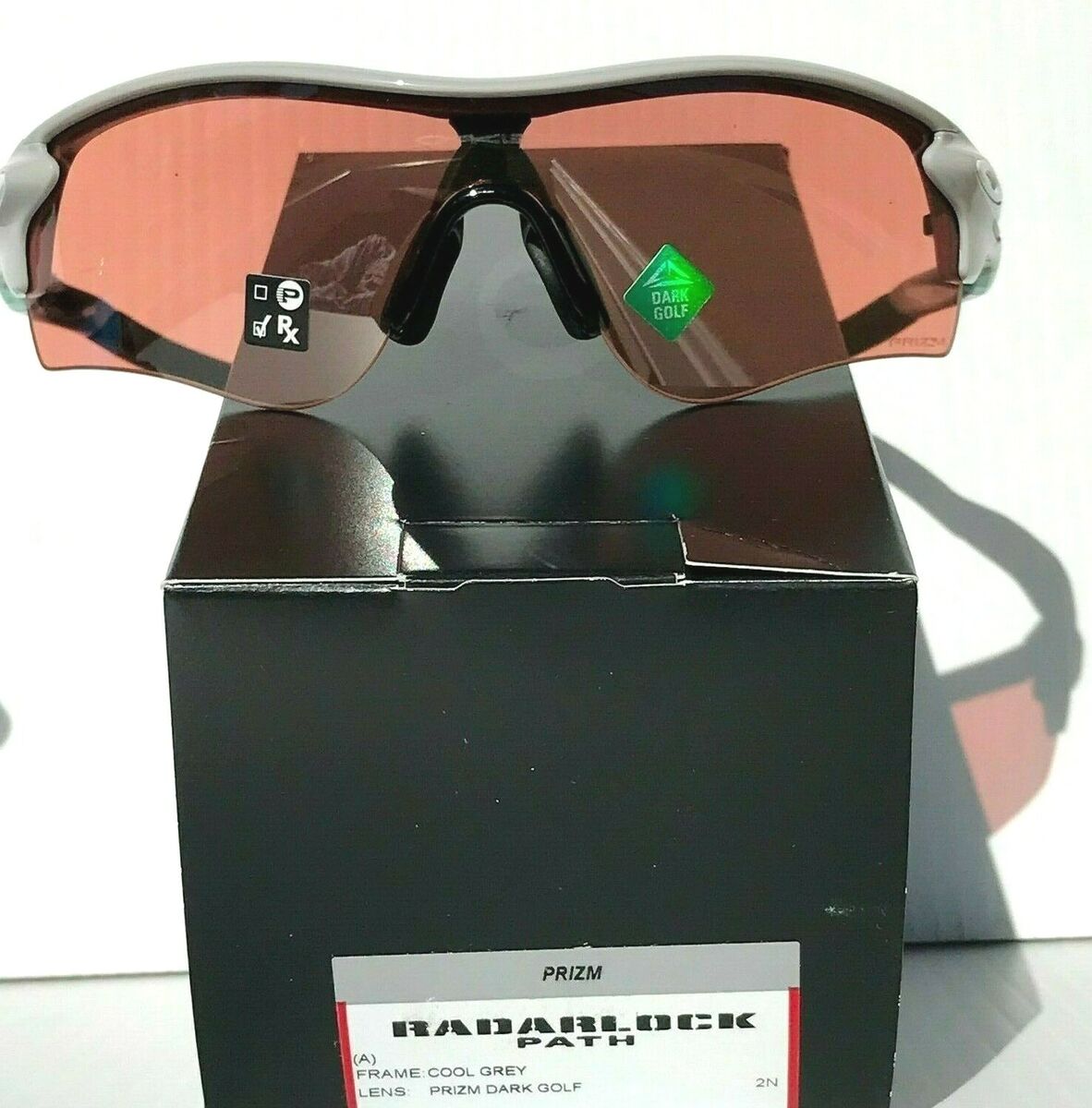 NEW* Oakley RADARLOCK Path Cool Grey PRIZM Dark Golf NEW* Oakley RADARLOCK Path Cool Grey PRIZM Dark Golf
