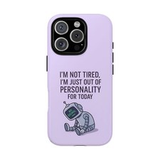 Robotic Humor Phone Case - Unique Tough Cases, Gift for Tech Lovers, Fun ... 