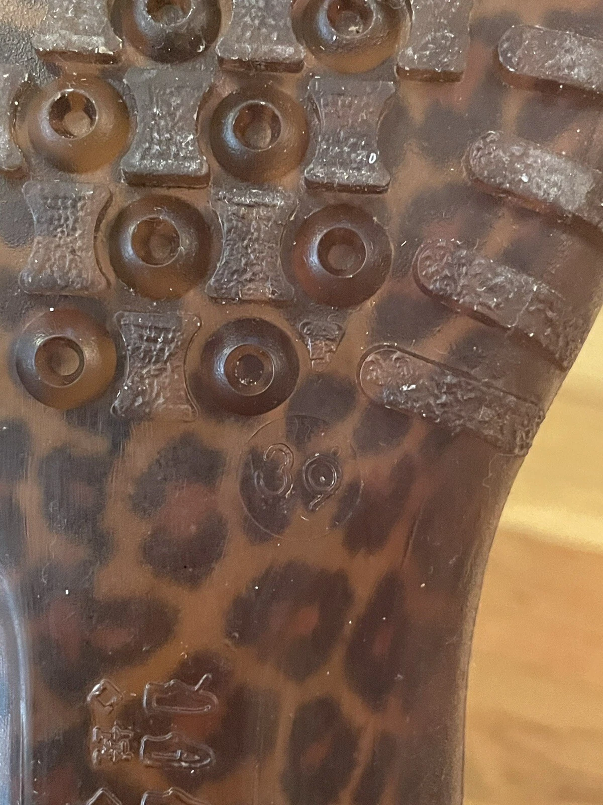 Stivali da pioggia alti ghepardi Bottega Veneta EU39 USA 8 5