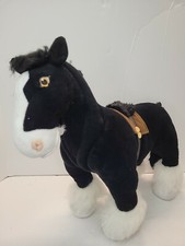Disney Store Exclusive Brave Angus Black horse Plush Stuffed Animal 14 x 17