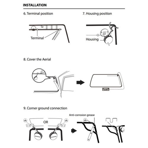 Blaupunkt Auto Fun Pro 2 Radio AM/FM Active Windscreen Car Antenna Reception - Picture 12 of 15