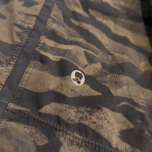 Lululemon Shorts Mens Large Green Camo Lined Gym Running - Picture 10 of 11