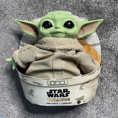 Star Wars Mandalorian The Child 11'' Plush Baby Yoda Doll by Mattel New