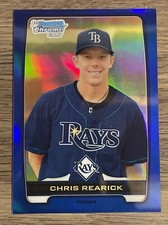 2012 Bowman Chrome Prospects Blue Refractor #57 Chris Rearick /250
