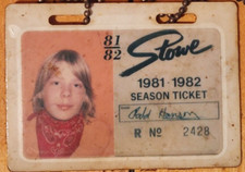 Forfait de ski vintage saisons 1981 82 Stowe Vermont ski l'Est
