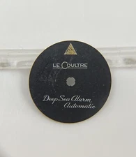 Original Vintage Jaeger Lecoultre E857 Deep Sea Alarm Black 19mm Dial