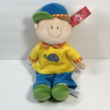 New With Tags Russ Berrie Dollies 14  Rare Clancy Plush With Turtle Shirt