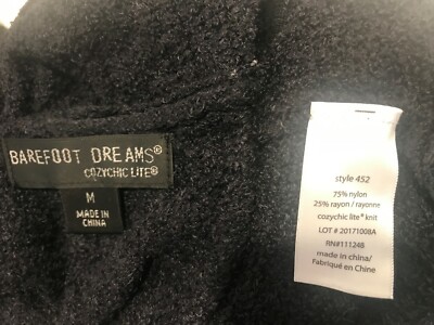 Black Barefoot Dreams Cozy Chic Lite Women's Cardigan Calypso Wrap