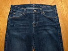 WOMENS SEVEN 7 FOR ALL MANKIND JOSEFINA BOYFRIEND DENIM BLUE JEANS 28 X 27 EUC — photo 9