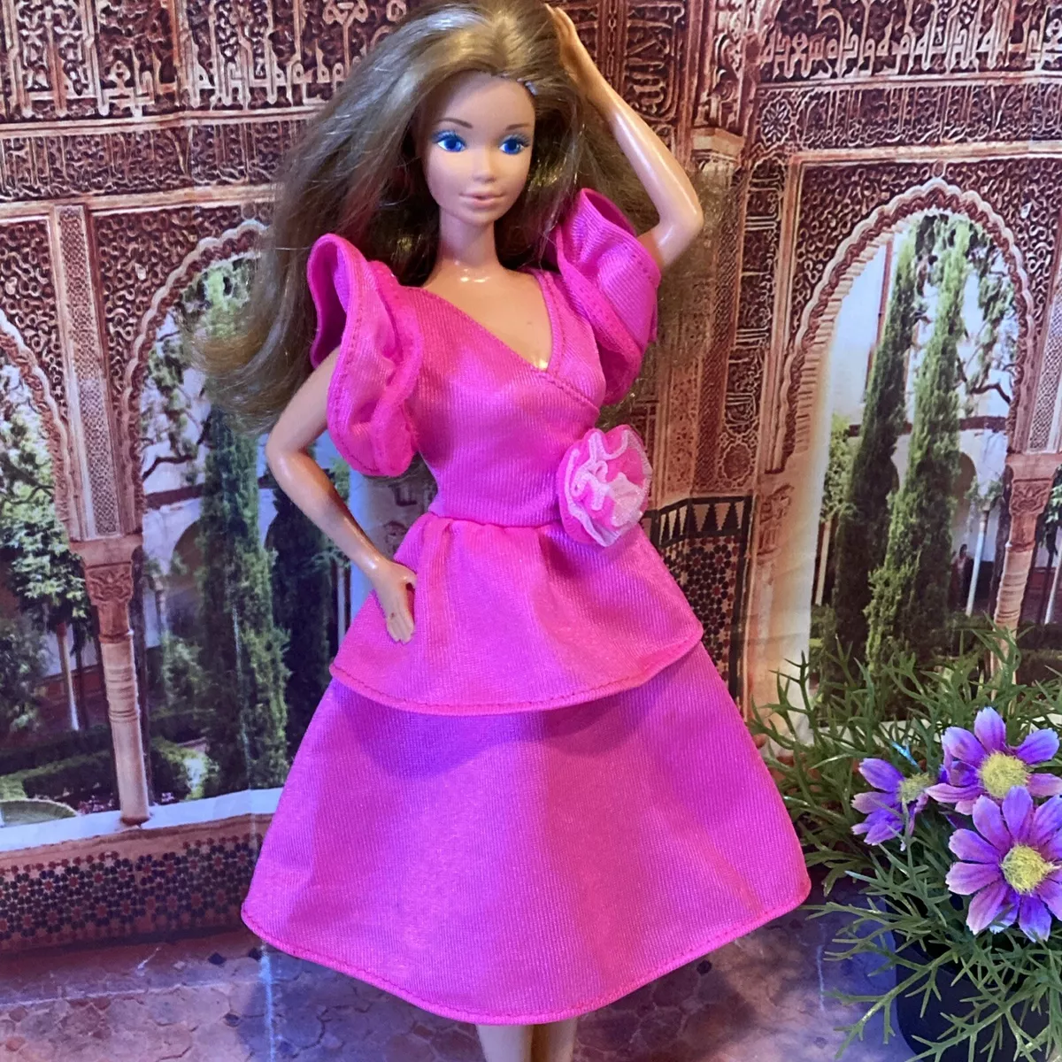 Hot pink dress for cheap wedding