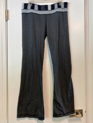 LULULEMON Gray Grey Striped Wide Leg 