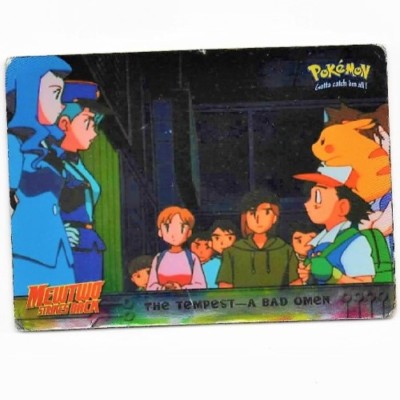THE TEMPEST A BAD OMEN - MEWTWO STRIKES BACK - HOLO - POKEMON TOPPS TRADING CARD