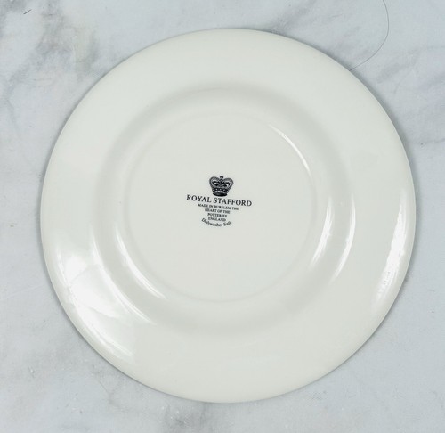 ROYAL STAFFORD Halloween HAUNTED HOUSE 1666 Witch DINNER PLATES Set Of 4 New - Picture 12 of 12