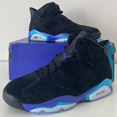 ハイカットスニーカー NIKE / AIR JORDAN 6 RETRO AQUA/27cm/BLK/CT8529-004 Nike Air Jordan 6 Retro Aqua Size 8.5 UK Trainers CT8529 004 Black