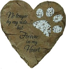 Carson Pet Memorial Garden Stone, White,Pebbles, Stones  Step Stones