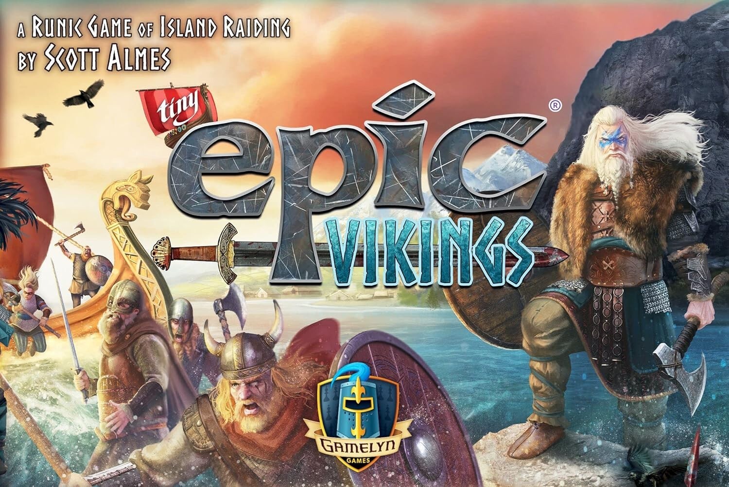 Крошечные Эпические Викинги в стиле Микро-Нуар, настольная игра Gamelyn Games, Карточные клановые корабли TEV