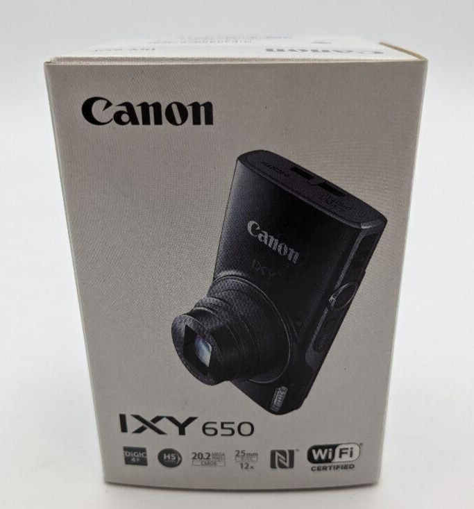 Canon Compact Digital Camera IXY 650 Black 12x Optical Zoom/Wi-Fi IXY650BK Canon Compact Digital Camera IXY 650 Black 12x Optical Zoom/Wi-Fi IXY650BK