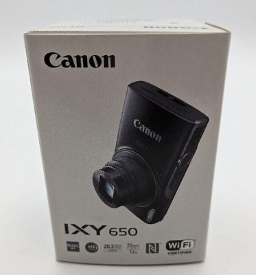 Canon Compact Digital Camera IXY 650 Black 12x Optical Zoom Canon Compact Digital Camera IXY 650 Black 12x Optical Zoom