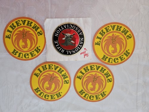 Lot of 4 RUGER FIREARMS & NRA Membership STICKERS Brand New  - Picture 1 of 4